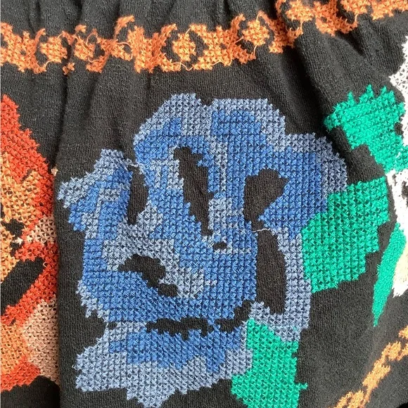 Free People , To The Left Off Shoulder Floral Embroidered Top Black Size M… - Picture 7 of 13